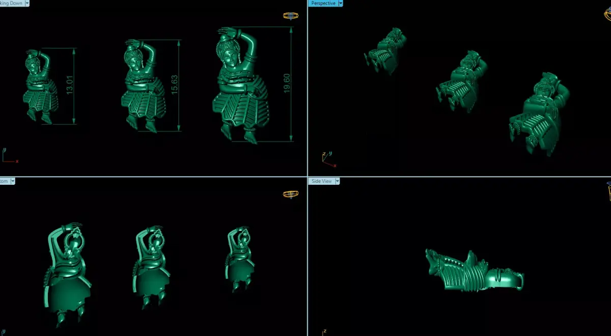 IDOLS FOR JEWELLERY PART 1 3D print model