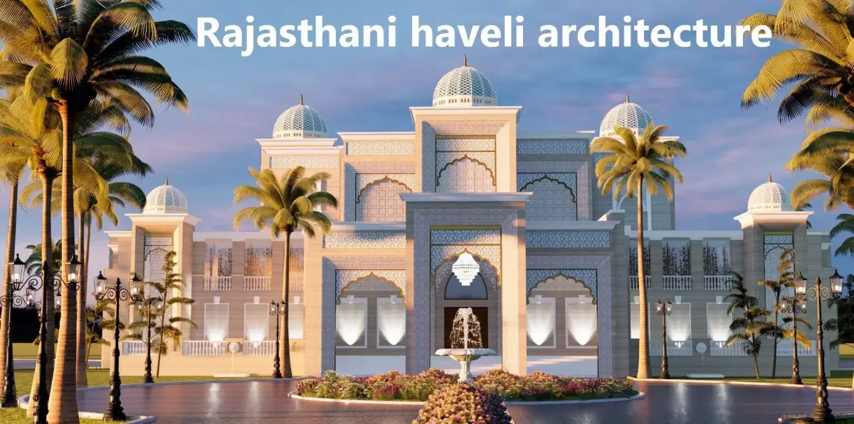 Traditional Haveli Exterior 3D model