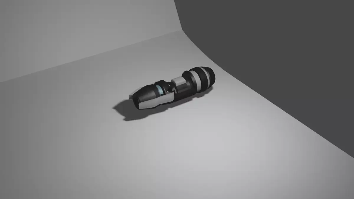 Technological and futuristic motorcycle Free low-poly 3D model