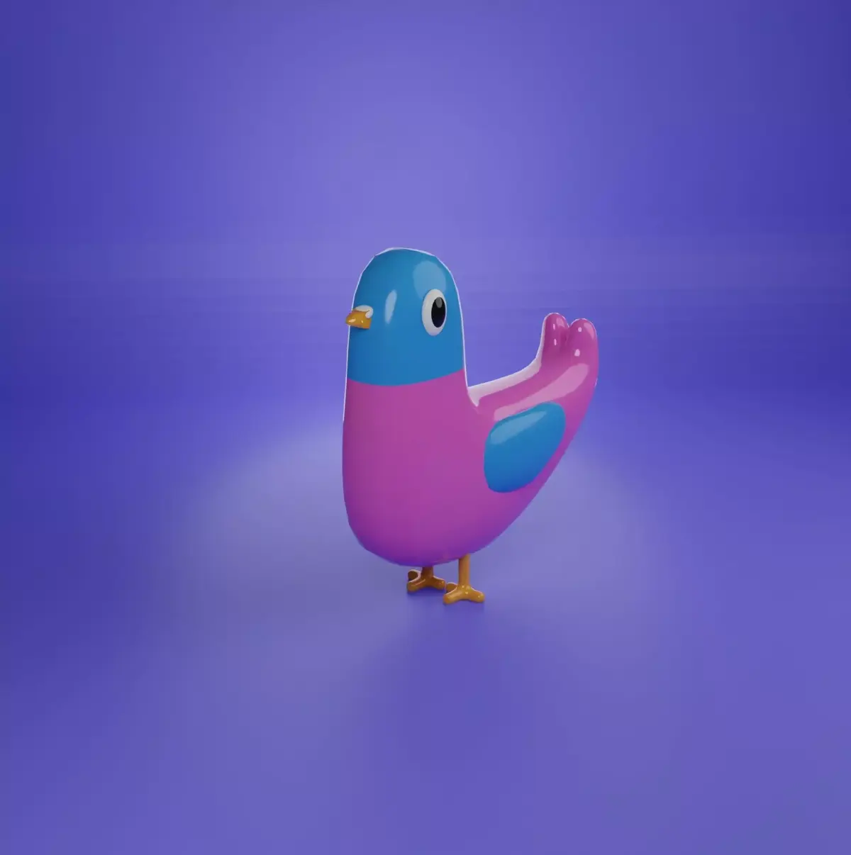 Cartoon Bird 3d model 3D model