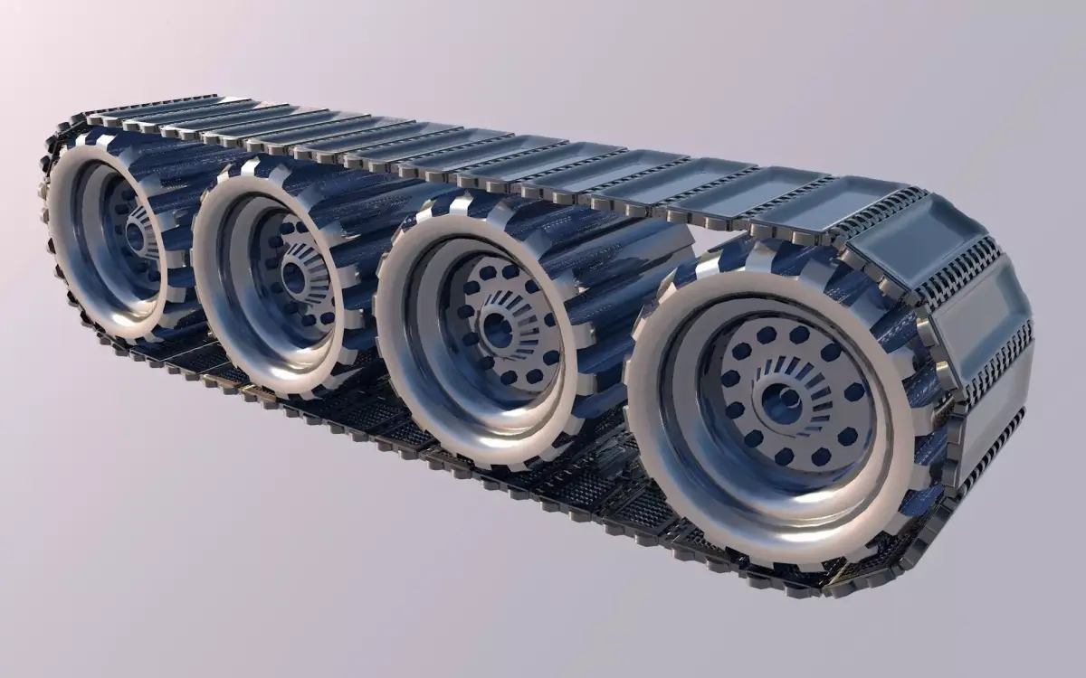 Tank wheel 3D model