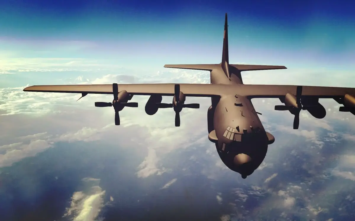 C-130 Hercules USAF 3D model