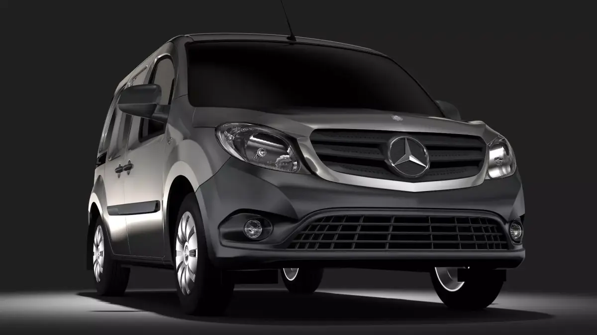 Mercedes Benz Citan Van L2 2017 3D model
