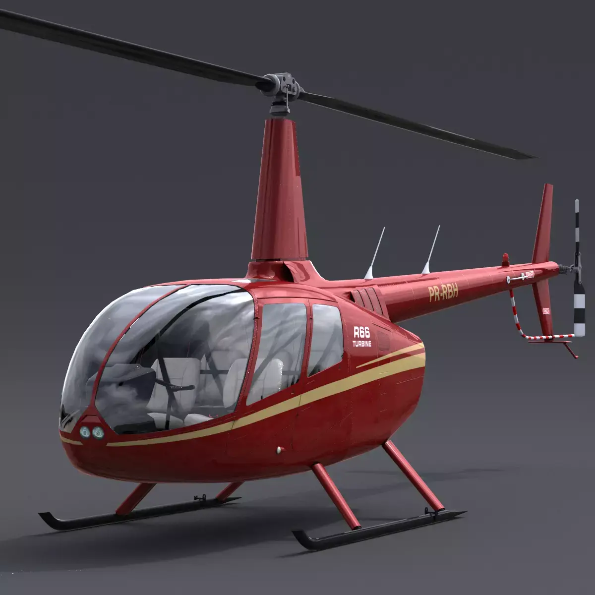 Robinson R66 3D model purchase