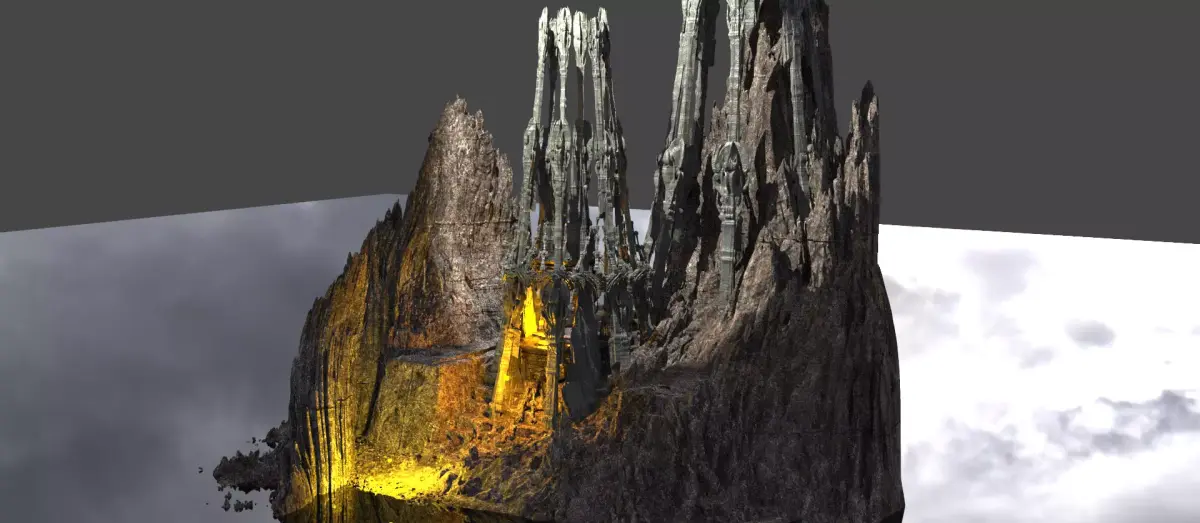Dark Moria ore Tower 6  3D model