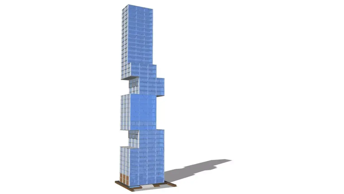 Commercial high-rise 04 3D model