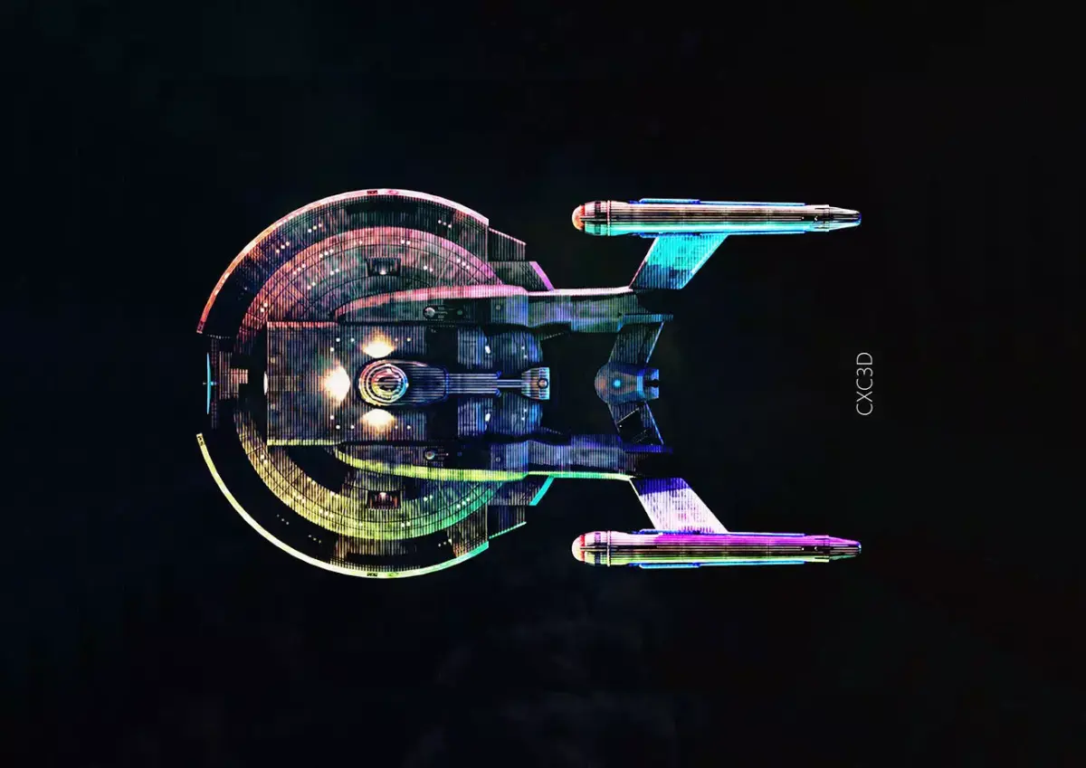 Star Trek Ship 3D model