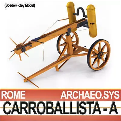 Roman Artillery Carroballista A Soedel Foley 3D model