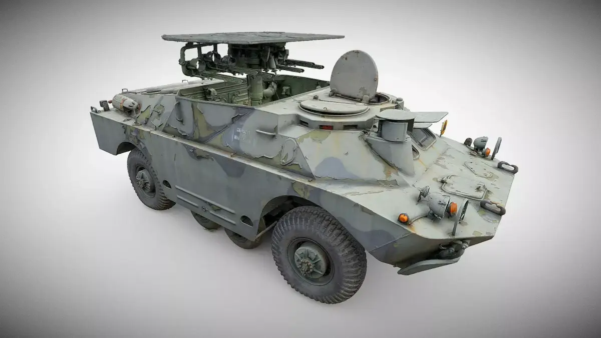 Tank destroyer BRDM-2 9P133 3D model