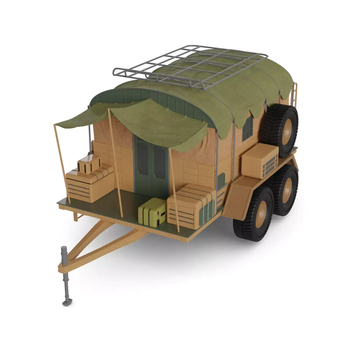 Off road Camping Trailer 3D model order