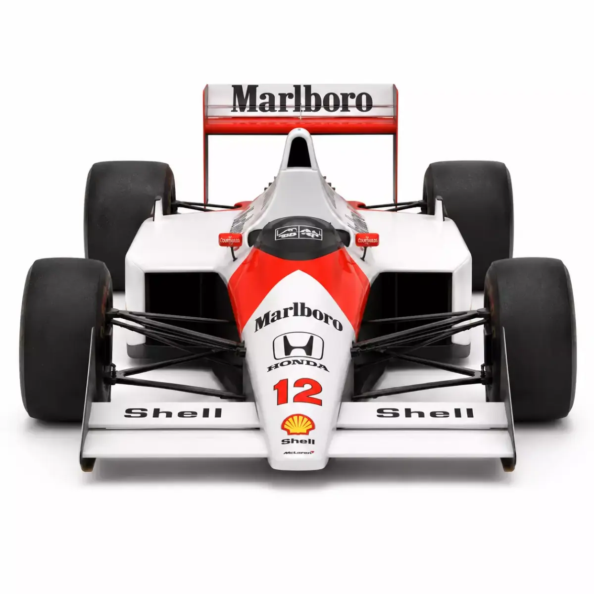 McLaren MP44 Formula One STL Printable Racing Car Model 3D print model