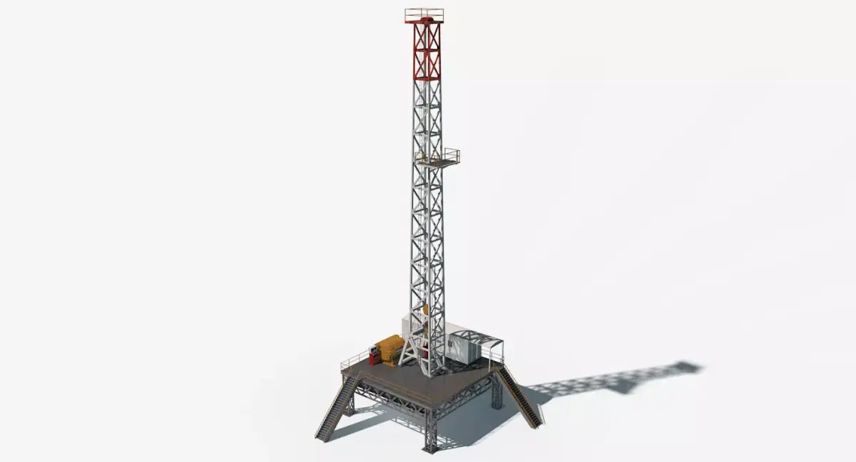 Oil Derrick 3D model purchase