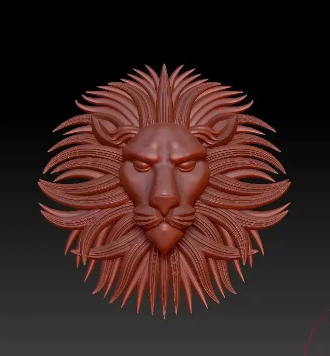 lion head 3D model purchase