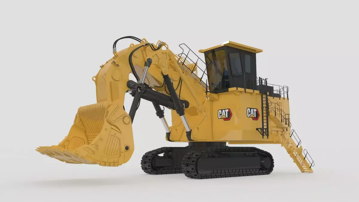 Mining Shovel Excavator 3D model