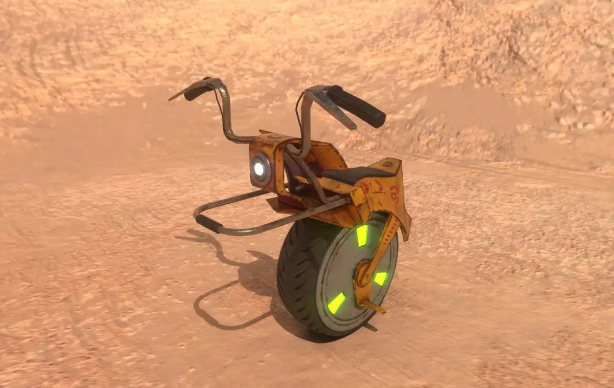 Cyberpunk Motorcycle Low-poly 3D model purchase