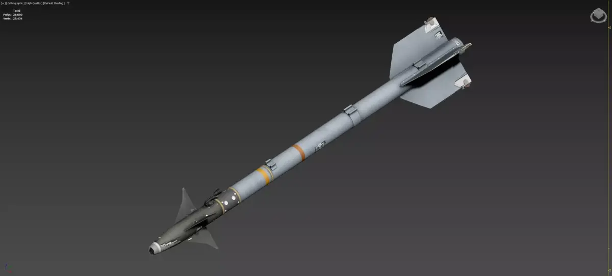 AIM-9M  3D model