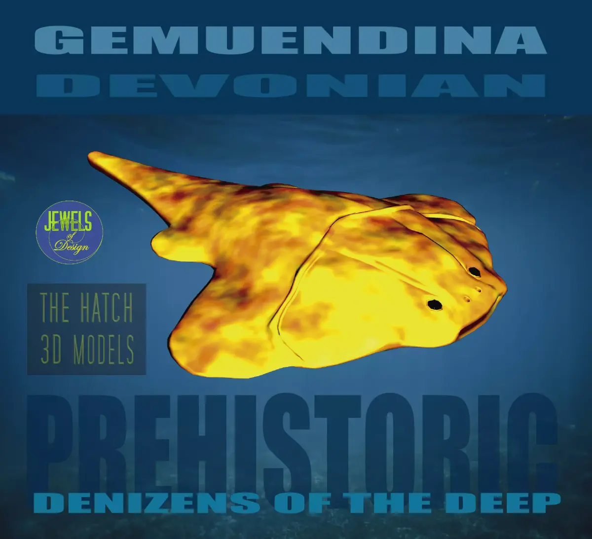Gemuendina shark 3D model