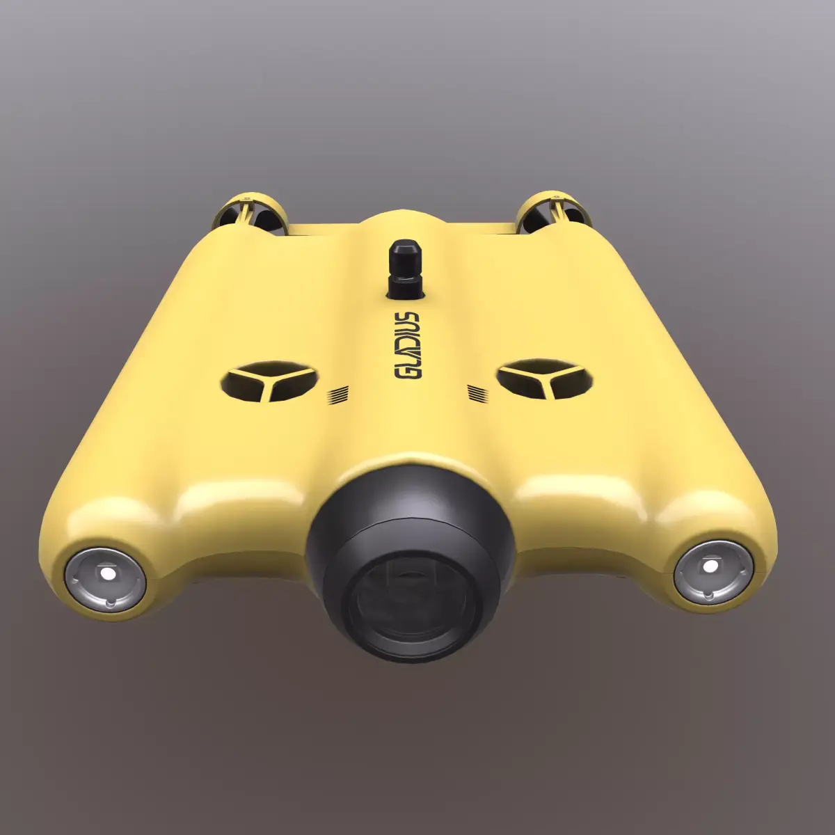 Underwater drone Low-poly 3D model