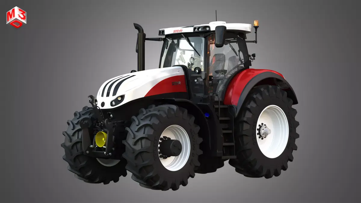  Terrus  CVT - 6300 Tractor 3D model