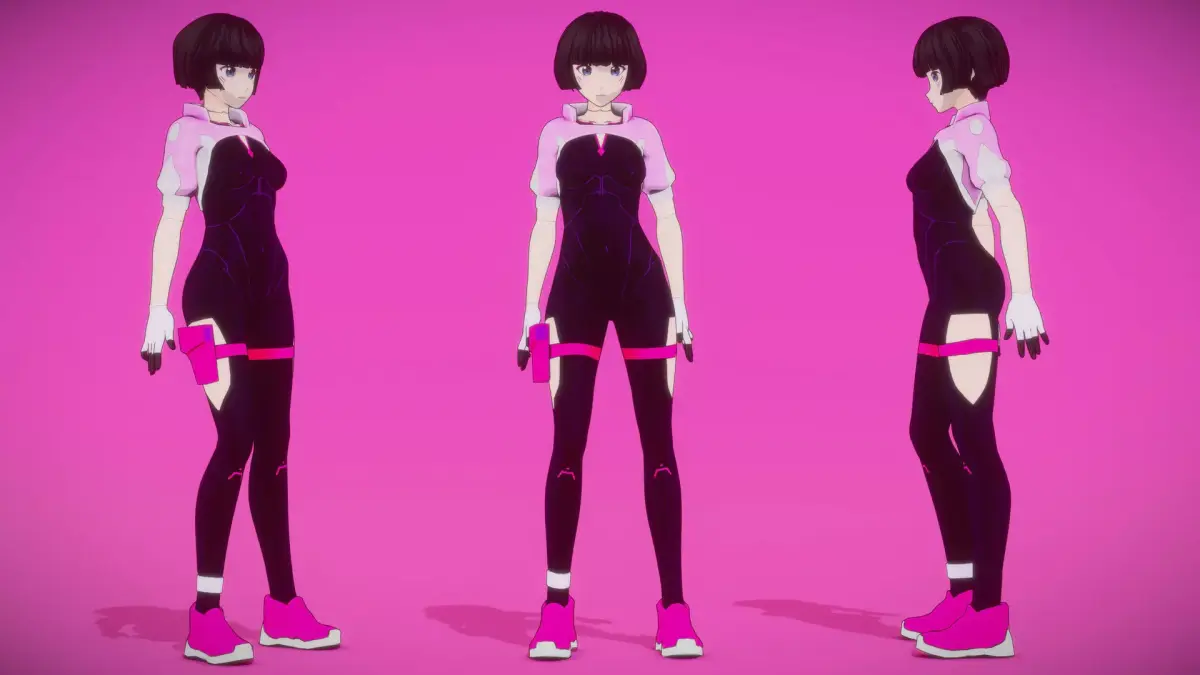 Sasha Free low-poly 3D model