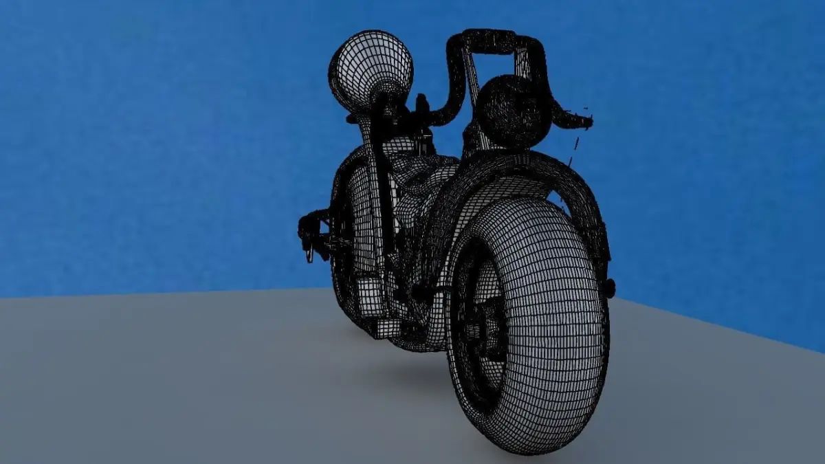 Bikroso motorcycle 3D model