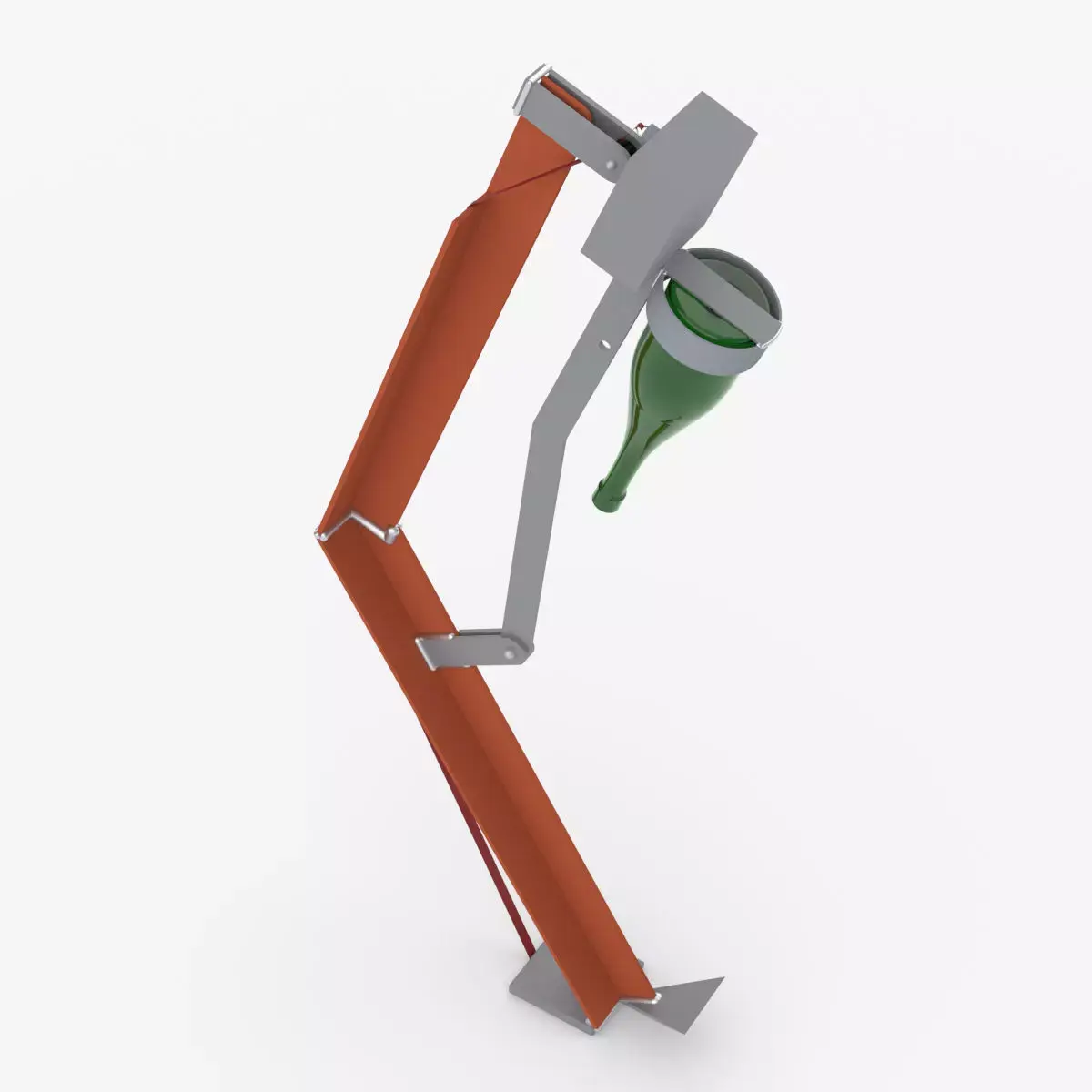 Simple Champagne Cracker for New Building Marine Vessels 3D model