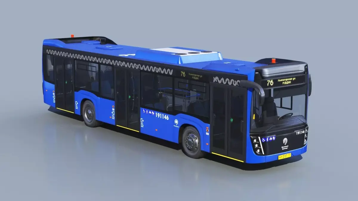 Nefaz 5299 Moscow bus 3D model