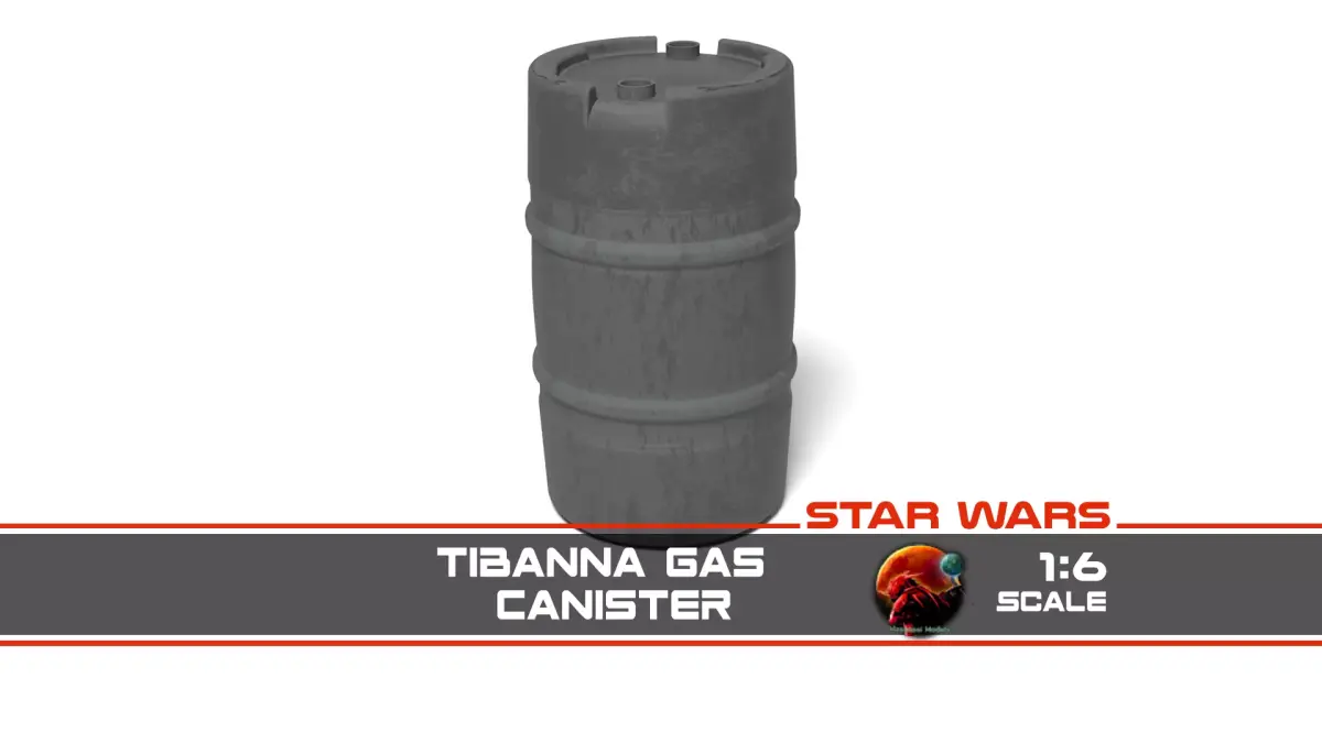 Tibanna Gas Canister 1-6 scale Hottoys 3D print model
