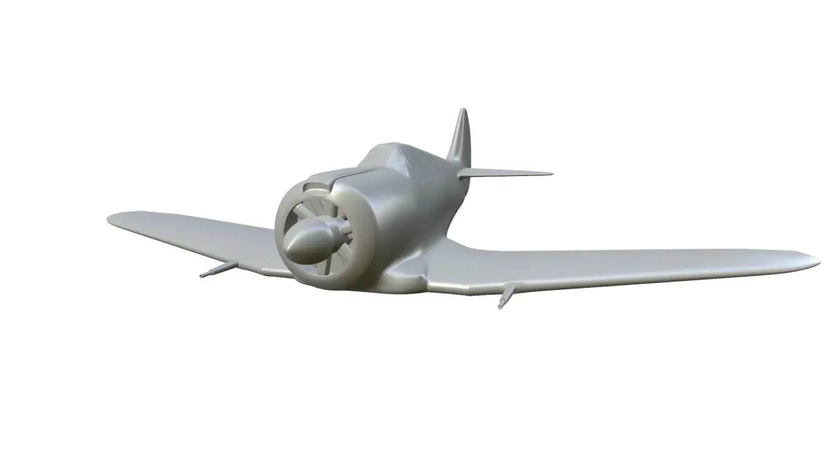 CAC Boomerang fighter model for 3D-printing 3D print model
