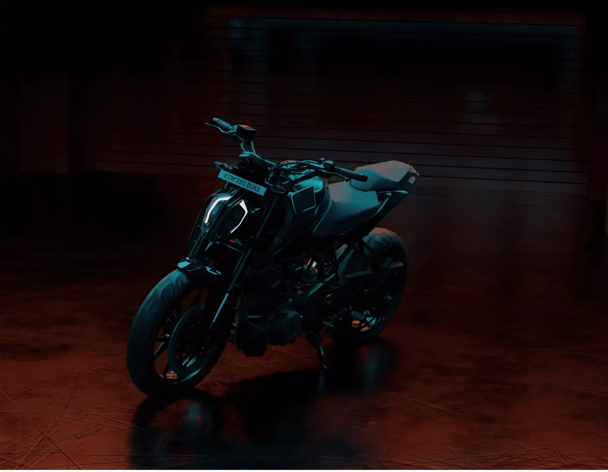 KTM Duke 250 3D Model 3D model