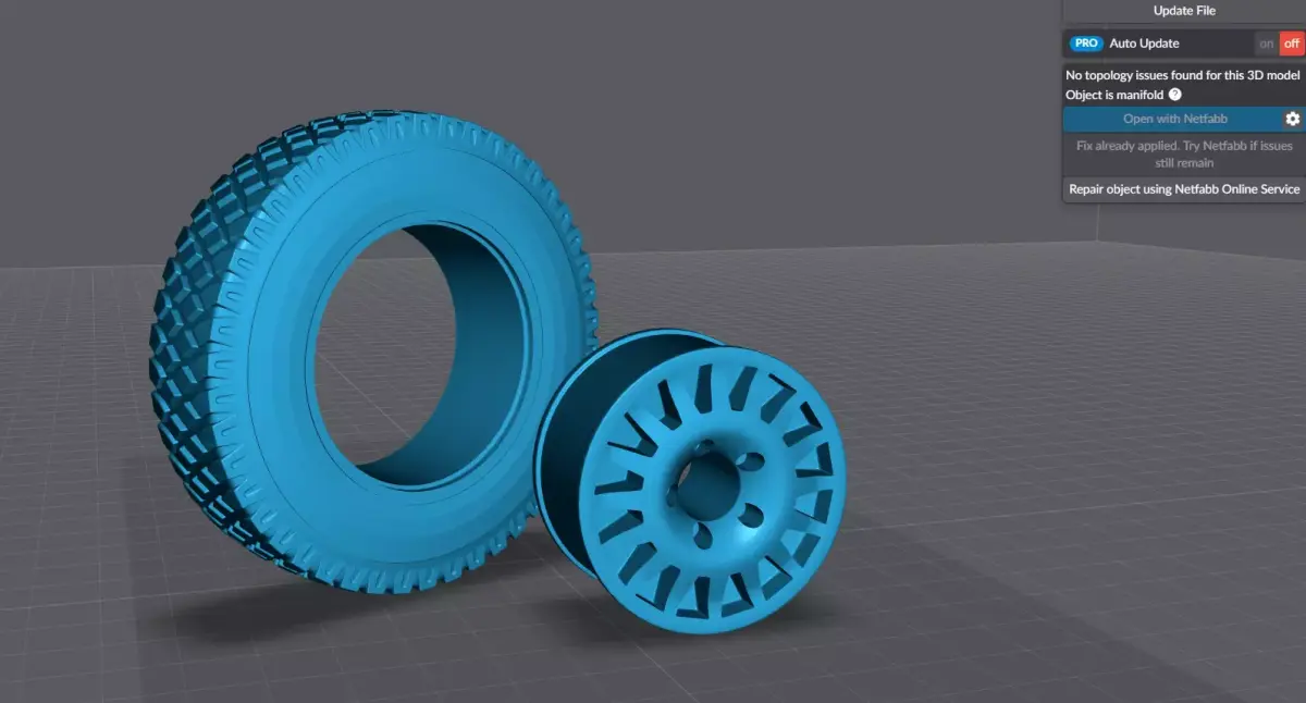 4x4 Offroad tires printable 3D print model