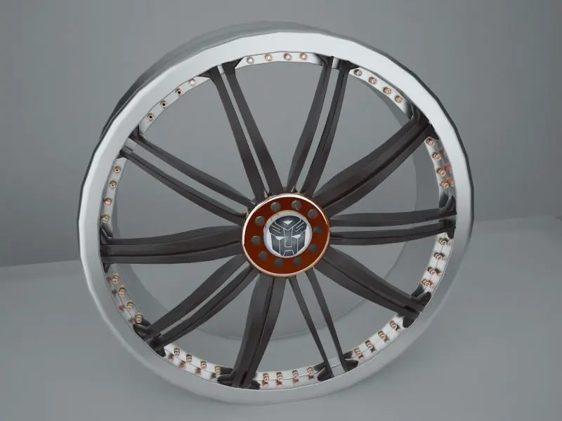 auto rim transformer Low-poly 3D model