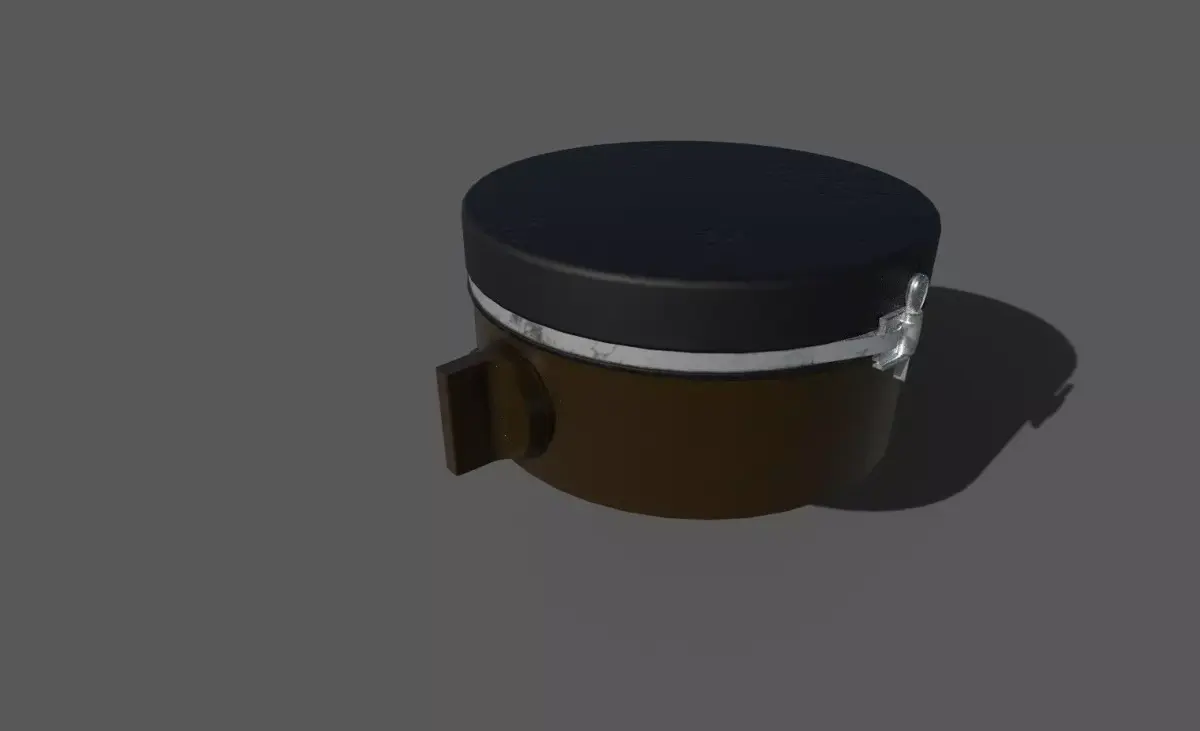 PMN antipersonnel mine 3D model