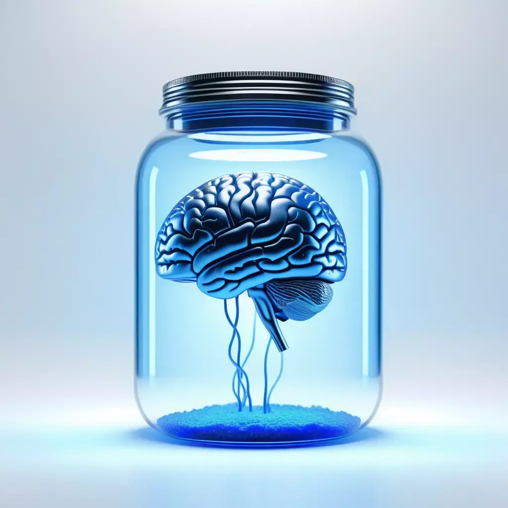 Futuristic Brain in Jar Prop 3D model