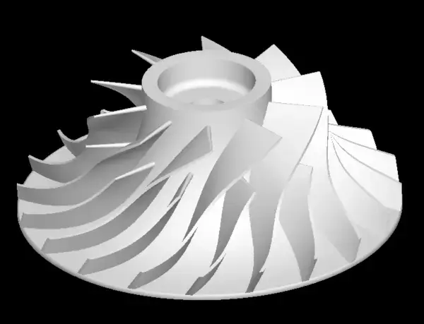 centrifugal compressor 3D model