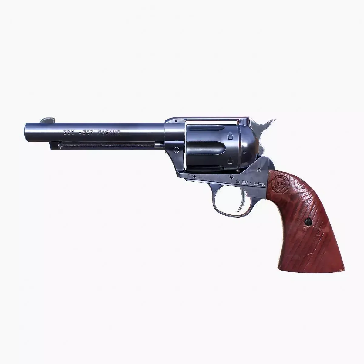 Colt Peacemaker SAA CO2 Low-poly 3D model