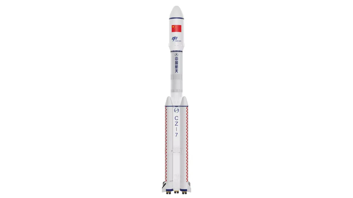 Long March 7 LaunchVechale---Blend-FBX 3D model