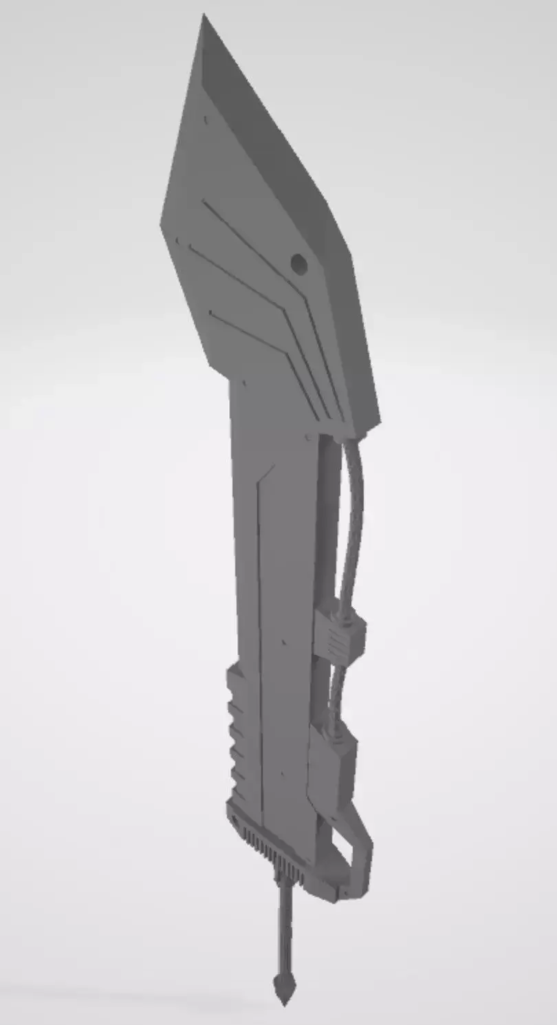 Large Heat Saber - SCI FI Sword 3D print model