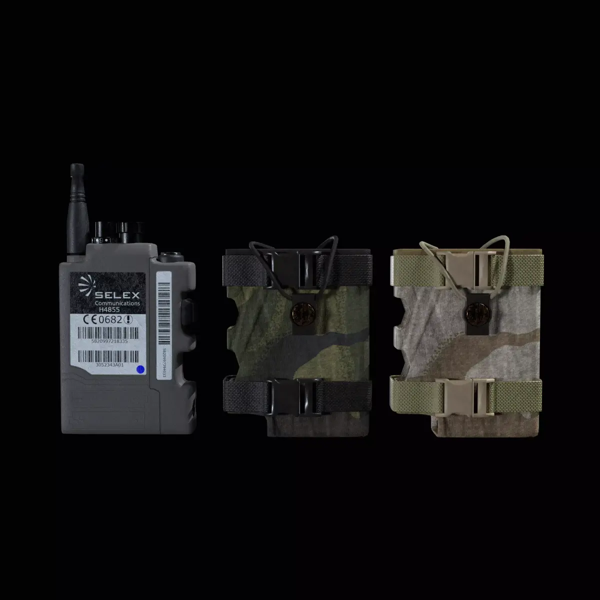 Selex PRR and Pouch Free low-poly 3D model