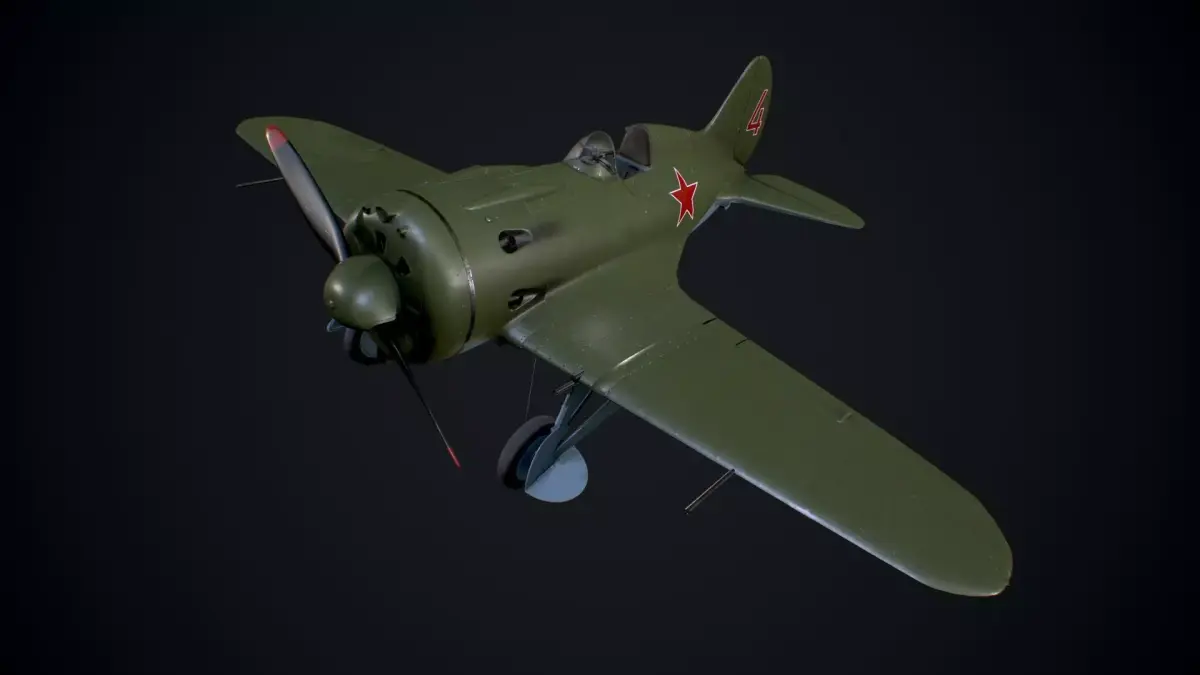 Polikarpov i-16 3D model