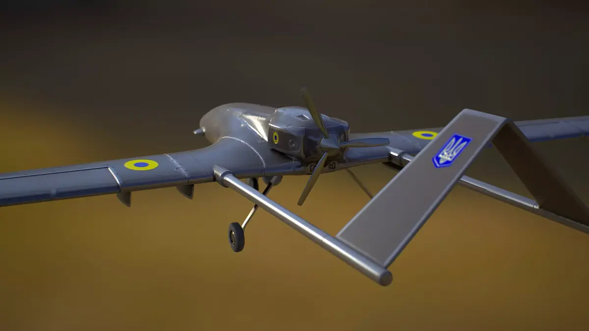 Bayraktar TB2 Low-poly 3D model purchase