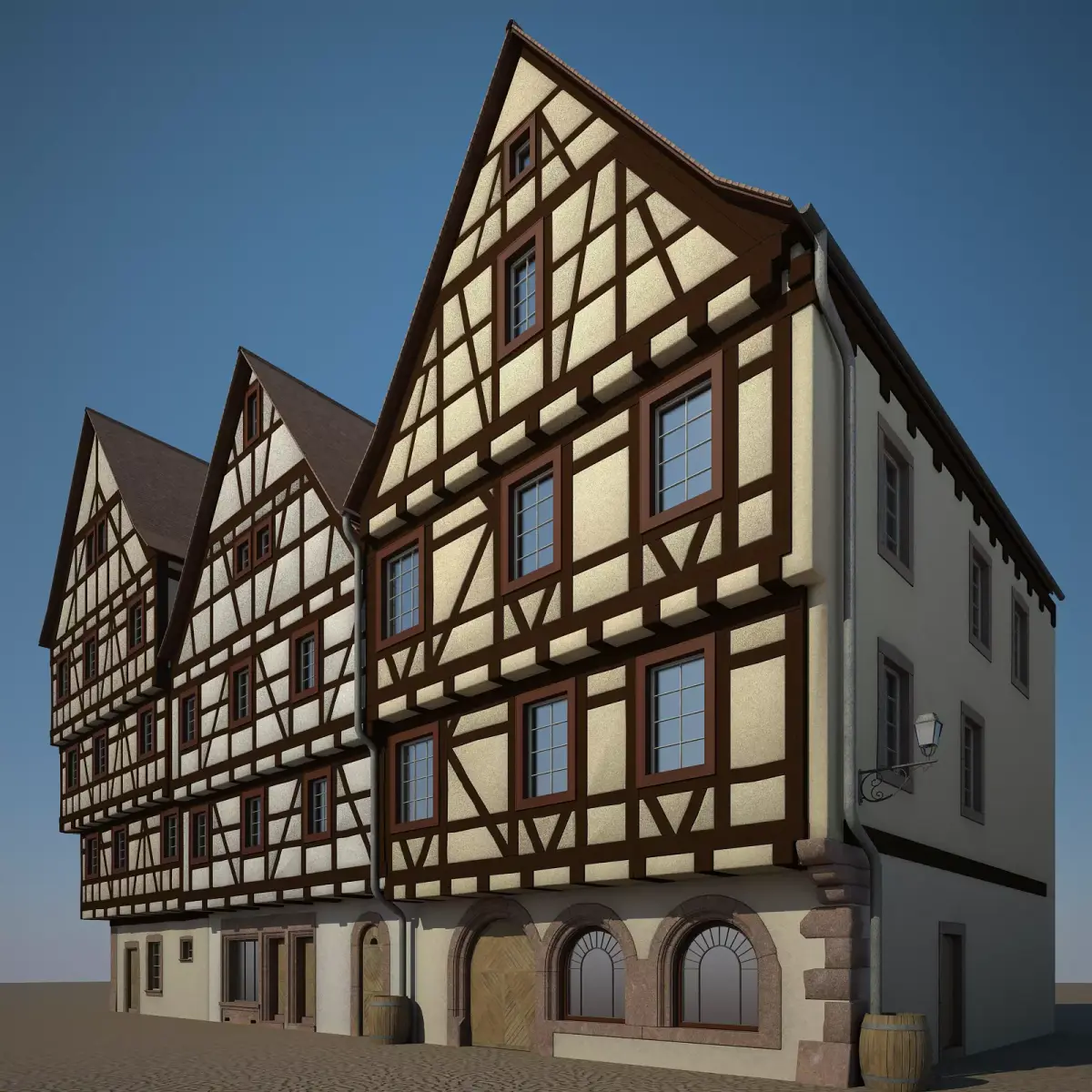 Medieval Houses III 3D model