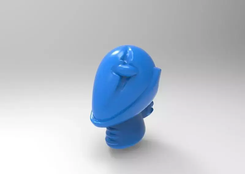 Evil Space Elf - Scar Reaver Helm 3D print model