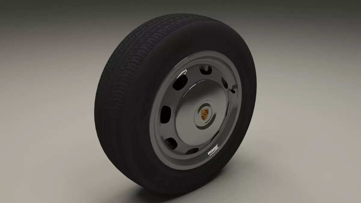 Porsche 356 Wheel 3D model