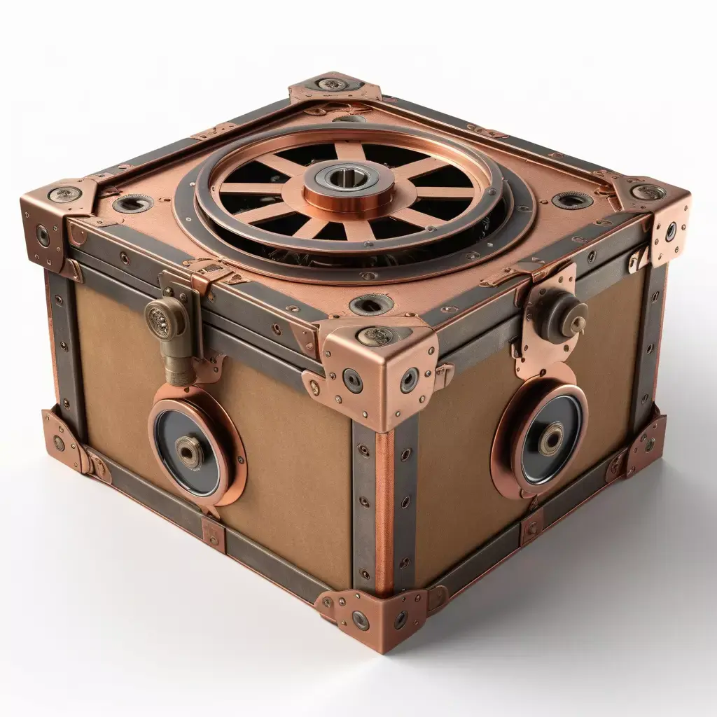 Steampunk Gear Box Mechanism 3D model