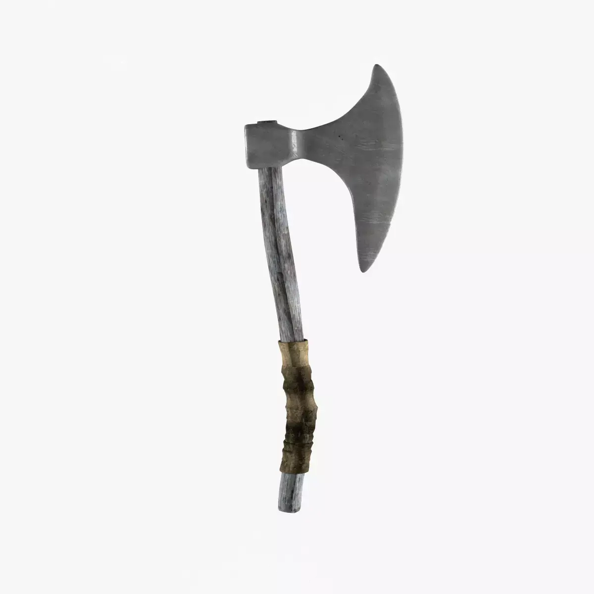 War Axe Low-poly 3D model 2