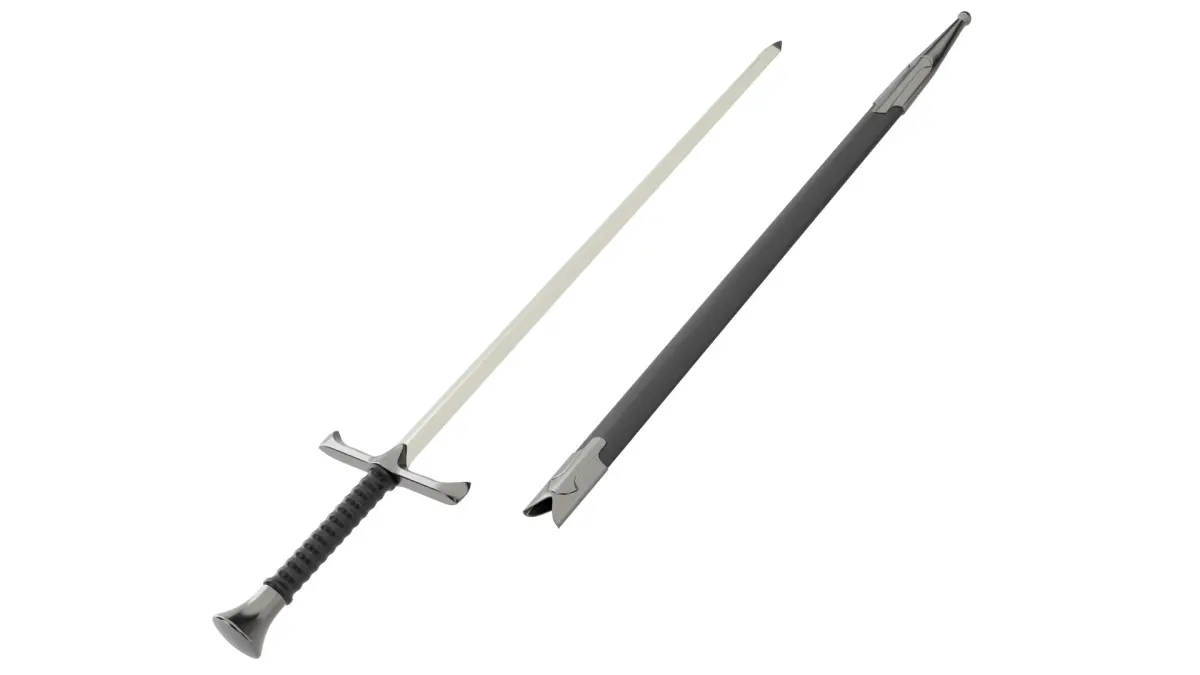 Sword With Sheath 3D model