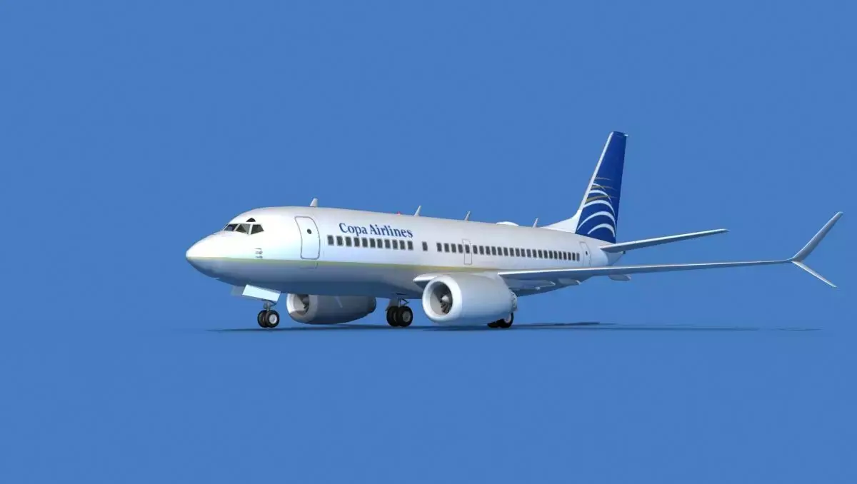 Boeing 737 MAX 7 Copa Airlines 3D model