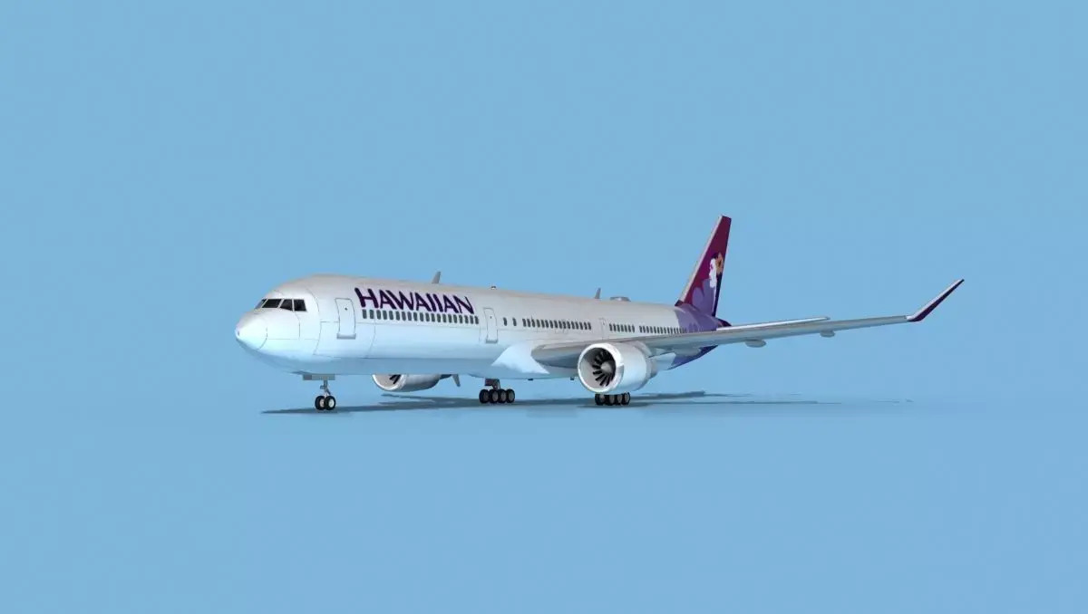 Boeing 767-400 Hawaiian 3D model