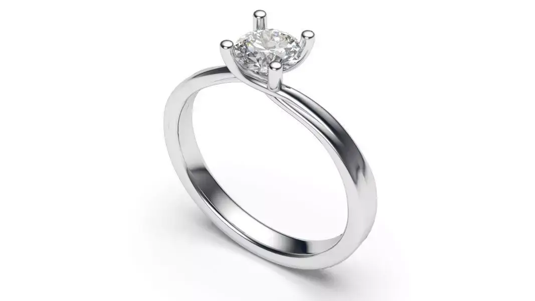 solitaire with ring sizes  8 part S59 3D print model